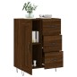 vidaXL Aparador de madera de ingeniería marrón roble 69,5x34x90 cm vidaXL Aparador de madera de ingeniería marrón roble 69,5x34x90 cm