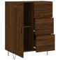 vidaXL Aparador de madera de ingeniería marrón roble 69,5x34x90 cm vidaXL Aparador de madera de ingeniería marrón roble 69,5x34x90 cm