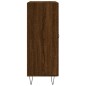 vidaXL Aparador de madera de ingeniería marrón roble 69,5x34x90 cm vidaXL Aparador de madera de ingeniería marrón roble 69,5x34x90 cm