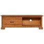 vidaXL Mueble para TV de madera de teca maciza 112x30x37 cm vidaXL Mueble para TV de madera de teca maciza 112x30x37 cm