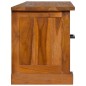 vidaXL Mueble para TV de madera de teca maciza 112x30x37 cm vidaXL Mueble para TV de madera de teca maciza 112x30x37 cm