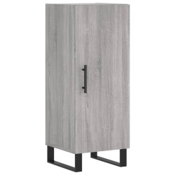 vidaXL Aparador madera de ingeniería gris Sonoma 34,5x34x90 cm