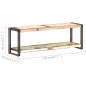 vidaXL Mueble para la TV de madera maciza reciclada 120x30x40 cm vidaXL Mueble para la TV de madera maciza reciclada 120x30x40 cm