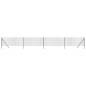 vidaXL Cerca de alambre de acero galvanizado gris antracita 1x10 m