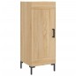 vidaXL Aparador madera contrachapada color roble Sonoma 34,5x34x90 cm vidaXL Aparador madera contrachapada color roble Sonoma 34,5x34x90 cm