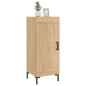 vidaXL Aparador madera contrachapada color roble Sonoma 34,5x34x90 cm vidaXL Aparador madera contrachapada color roble Sonoma 34,5x34x90 cm