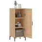 vidaXL Aparador madera contrachapada color roble Sonoma 34,5x34x90 cm vidaXL Aparador madera contrachapada color roble Sonoma 34,5x34x90 cm