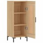 vidaXL Aparador madera contrachapada color roble Sonoma 34,5x34x90 cm vidaXL Aparador madera contrachapada color roble Sonoma 34,5x34x90 cm