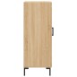 vidaXL Aparador madera contrachapada color roble Sonoma 34,5x34x90 cm vidaXL Aparador madera contrachapada color roble Sonoma 34,5x34x90 cm