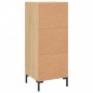 vidaXL Aparador madera contrachapada color roble Sonoma 34,5x34x90 cm vidaXL Aparador madera contrachapada color roble Sonoma 34,5x34x90 cm