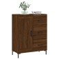 vidaXL Aparador de madera de ingeniería marrón roble 69,5x34x90 cm vidaXL Aparador de madera de ingeniería marrón roble 69,5x34x90 cm