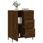 vidaXL Aparador de madera de ingeniería marrón roble 69,5x34x90 cm vidaXL Aparador de madera de ingeniería marrón roble 69,5x34x90 cm
