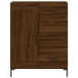 vidaXL Aparador de madera de ingeniería marrón roble 69,5x34x90 cm vidaXL Aparador de madera de ingeniería marrón roble 69,5x34x90 cm