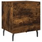vidaXL Mesita noche 2 uds madera ingeniería roble ahumado 40x35x47,5cm vidaXL Mesita noche 2 uds madera ingeniería roble ahumado 40x35x47,5cm