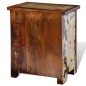 vidaXL Mesita de noche con 2 cajones de madera maciza reciclada vidaXL Mesita de noche con 2 cajones de madera maciza reciclada