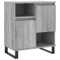vidaXL Aparador de madera contrachapada gris Sonoma 60x35x70 cm vidaXL Aparador de madera contrachapada gris Sonoma 60x35x70 cm