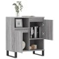 vidaXL Aparador de madera contrachapada gris Sonoma 60x35x70 cm vidaXL Aparador de madera contrachapada gris Sonoma 60x35x70 cm