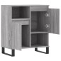 vidaXL Aparador de madera contrachapada gris Sonoma 60x35x70 cm vidaXL Aparador de madera contrachapada gris Sonoma 60x35x70 cm