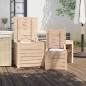 vidaXL Set de cajas de jardín 3 piezas madera maciza de pino vidaXL Set de cajas de jardín 3 piezas madera maciza de pino
