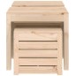 vidaXL Set de cajas de jardín 3 piezas madera maciza de pino vidaXL Set de cajas de jardín 3 piezas madera maciza de pino
