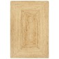 vidaXL Alfombra hecha a mano de yute natural 80x160 cm