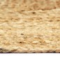 vidaXL Alfombra hecha a mano de yute natural 80x160 cm
