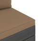 vidaXL Muebles de palés de jardín 5 piezas cojines madera maciza pino vidaXL Muebles de palés de jardín 5 piezas cojines madera maciza pino