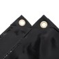 vidaXL Lona 650 g/m² 3x6 m negro