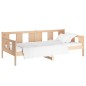 vidaXL Sofá cama de madera maciza de pino 90x200 cm vidaXL Sofá cama de madera maciza de pino 90x200 cm