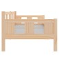 vidaXL Sofá cama de madera maciza de pino 90x200 cm vidaXL Sofá cama de madera maciza de pino 90x200 cm