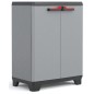 Keter Armario bajo de almacenaje Stilo gris y negro 90 cm Keter Armario bajo de almacenaje Stilo gris y negro 90 cm
