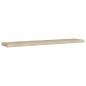 vidaXL Estante flotante de pared MDF color roble 120x23,5x3,8 cm vidaXL Estante flotante de pared MDF color roble 120x23,5x3,8 cm