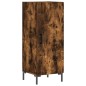 vidaXL Aparador madera de ingeniería roble ahumado 34,5x34x90 cm vidaXL Aparador madera de ingeniería roble ahumado 34,5x34x90 cm