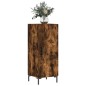 vidaXL Aparador madera de ingeniería roble ahumado 34,5x34x90 cm vidaXL Aparador madera de ingeniería roble ahumado 34,5x34x90 cm
