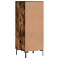vidaXL Aparador madera de ingeniería roble ahumado 34,5x34x90 cm vidaXL Aparador madera de ingeniería roble ahumado 34,5x34x90 cm