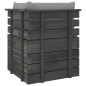 vidaXL Muebles de palés de jardín 5 piezas cojines madera maciza pino vidaXL Muebles de palés de jardín 5 piezas cojines madera maciza pino