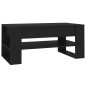 vidaXL Mesa de centro madera contrachapada negro 102x55x45 cm vidaXL Mesa de centro madera contrachapada negro 102x55x45 cm