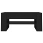 vidaXL Mesa de centro madera contrachapada negro 102x55x45 cm vidaXL Mesa de centro madera contrachapada negro 102x55x45 cm