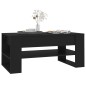 vidaXL Mesa de centro madera contrachapada negro 102x55x45 cm vidaXL Mesa de centro madera contrachapada negro 102x55x45 cm