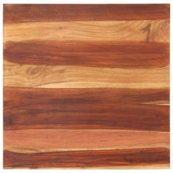 vidaXL Superficie de mesa madera maciza de sheesham 15-16 mm 70x70 cm