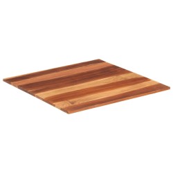 vidaXL Superficie de mesa madera maciza de sheesham 15-16 mm 70x70 cm