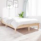 vidaXL Estructura de cama de madera maciza de pino 200x200 cm vidaXL Estructura de cama de madera maciza de pino 200x200 cm