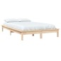 vidaXL Estructura de cama de madera maciza de pino 200x200 cm vidaXL Estructura de cama de madera maciza de pino 200x200 cm