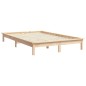 vidaXL Estructura de cama de madera maciza de pino 200x200 cm vidaXL Estructura de cama de madera maciza de pino 200x200 cm