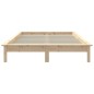 vidaXL Estructura de cama de madera maciza de pino 200x200 cm vidaXL Estructura de cama de madera maciza de pino 200x200 cm