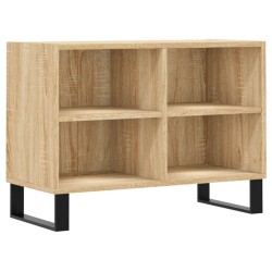 vidaXL Mueble de TV madera de ingeniería roble Sonoma 69,5x30x50 cm