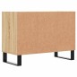 vidaXL Mueble de TV madera de ingeniería roble Sonoma 69,5x30x50 cm vidaXL Mueble de TV madera de ingeniería roble Sonoma 69,5x30x50 cm