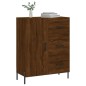 vidaXL Aparador de madera de ingeniería marrón roble 69,5x34x90 cm vidaXL Aparador de madera de ingeniería marrón roble 69,5x34x90 cm