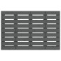 vidaXL Cabecero de cama de pared madera maciza pino gris 96x3x63 cm vidaXL Cabecero de cama de pared madera maciza pino gris 96x3x63 cm