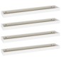 vidaXL Estantes de pared Loggia 4 uds roble y blanco MDF 80x15x4 cm vidaXL Estantes de pared Loggia 4 uds roble y blanco MDF 80x15x4 cm